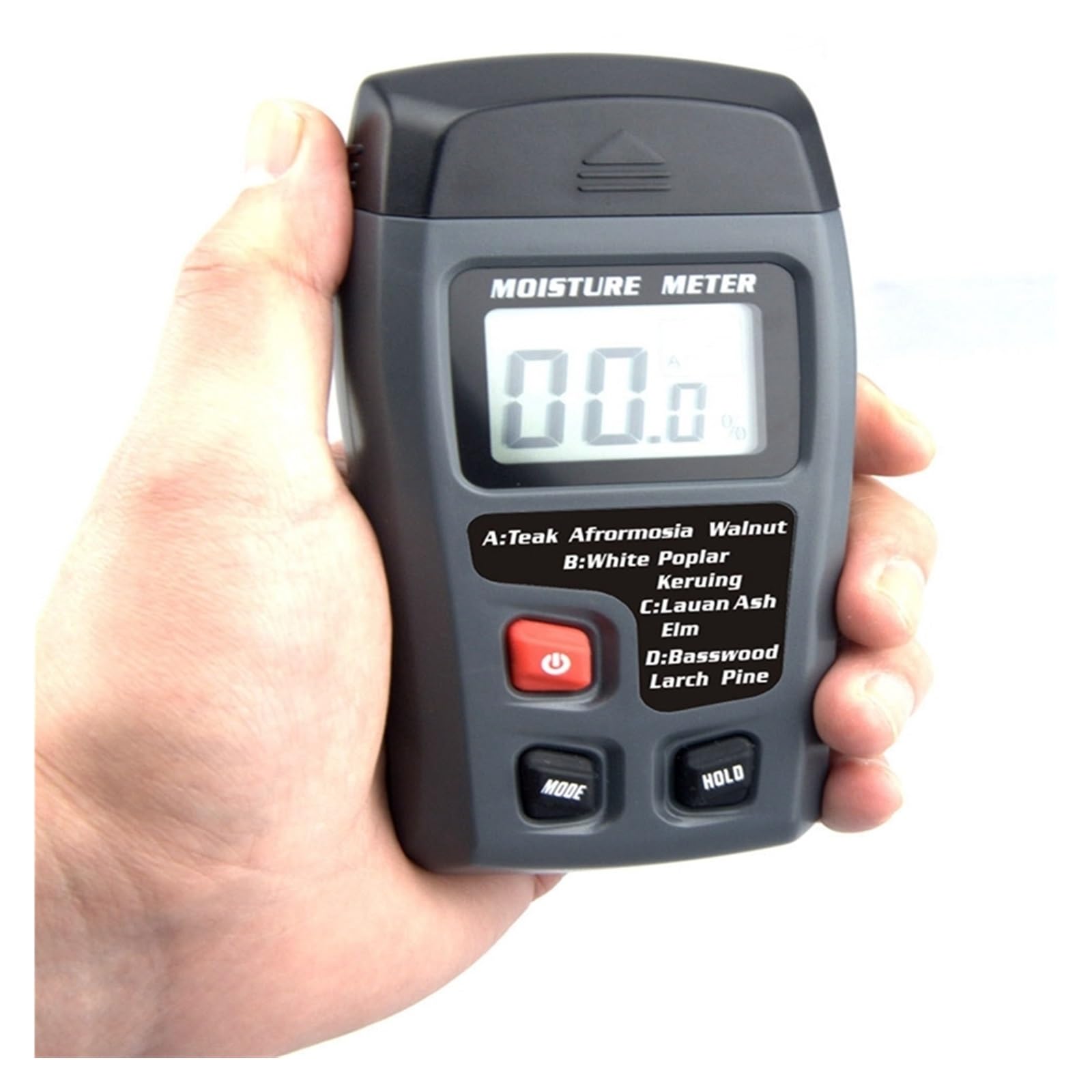 Mnmioio One Color Digital Moisture Tester, Digital Wood Moisture Meter Humidity Measuring Tool Timber Damp Detectorresolution+-0.1%/Accuracy 0.5% Range:0~99.9%