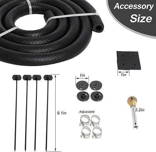 Miniatura 3 de MAGQOO Kit de enfriador de aceite de aluminio universal de alto rendimiento de 8 filas y tubo de aleta