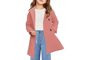 Cozy and Classy Pea Coat for Girls
