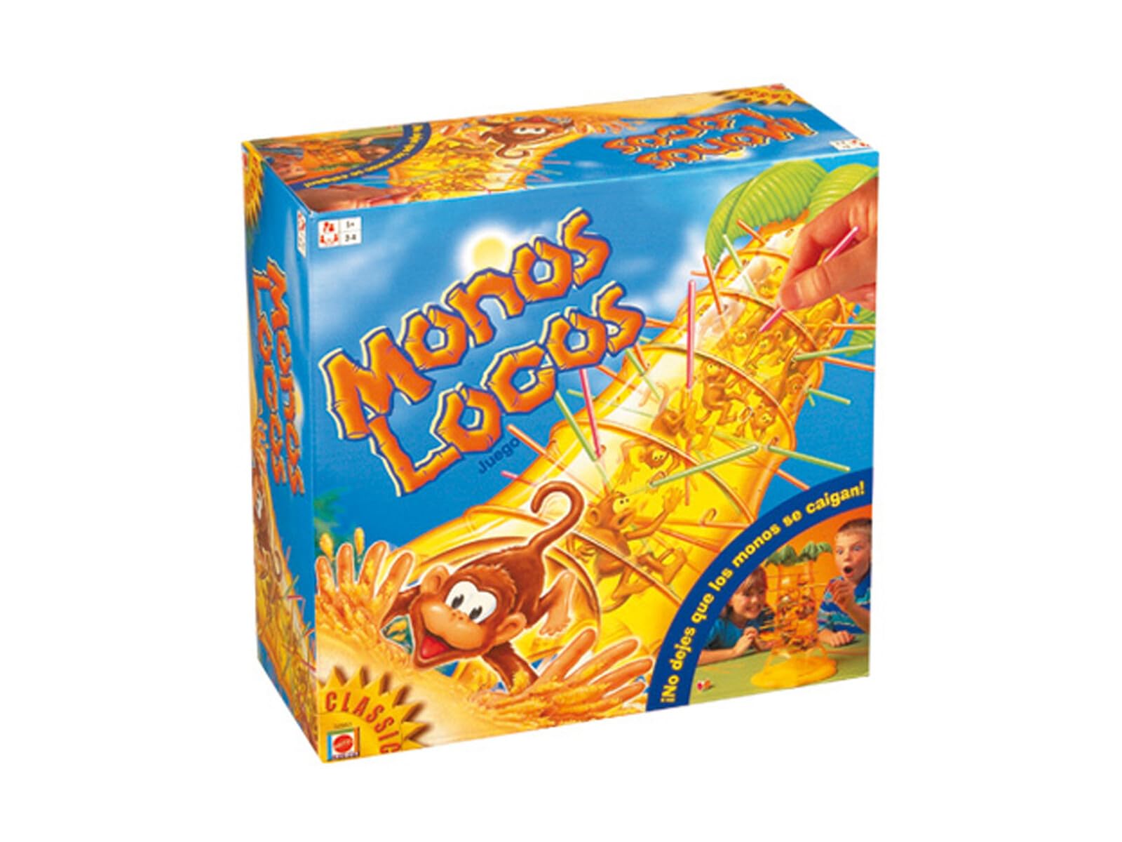 Mattel Games SOS Ouistiti, 30 Maymun, 30 Çok Renkli Çubuk ve 1 Özel Zar İçeren Çocuklar ve Yetişkinler için Aile Beceri ve Masa Oyunu, 52563, Ambalaj değişebilir