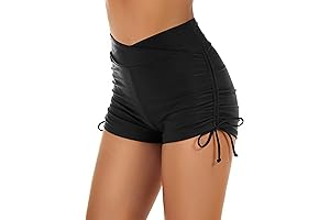 High-Waisted Boy Shorts: The Perfect Swimwear for Active Women