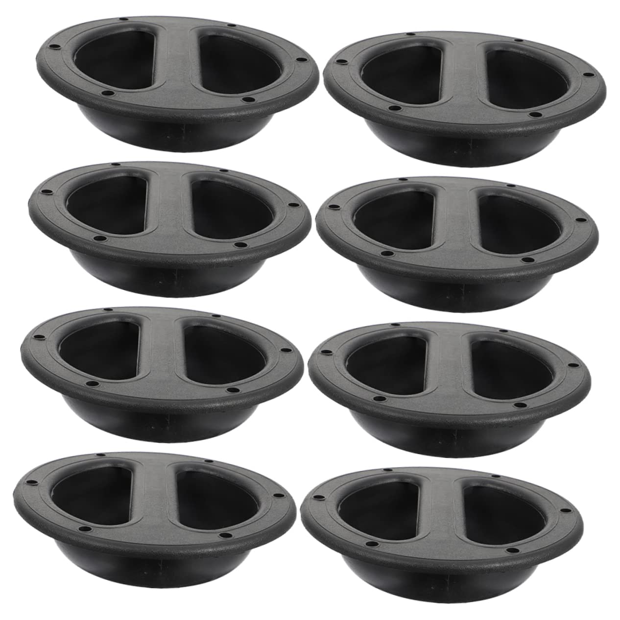 CONGARTENO 8pcs Heavy Duty Recessed Audio Handles for Stage Speakers Convenient Carrying Design Material for Bands Parties and Dance Studios
