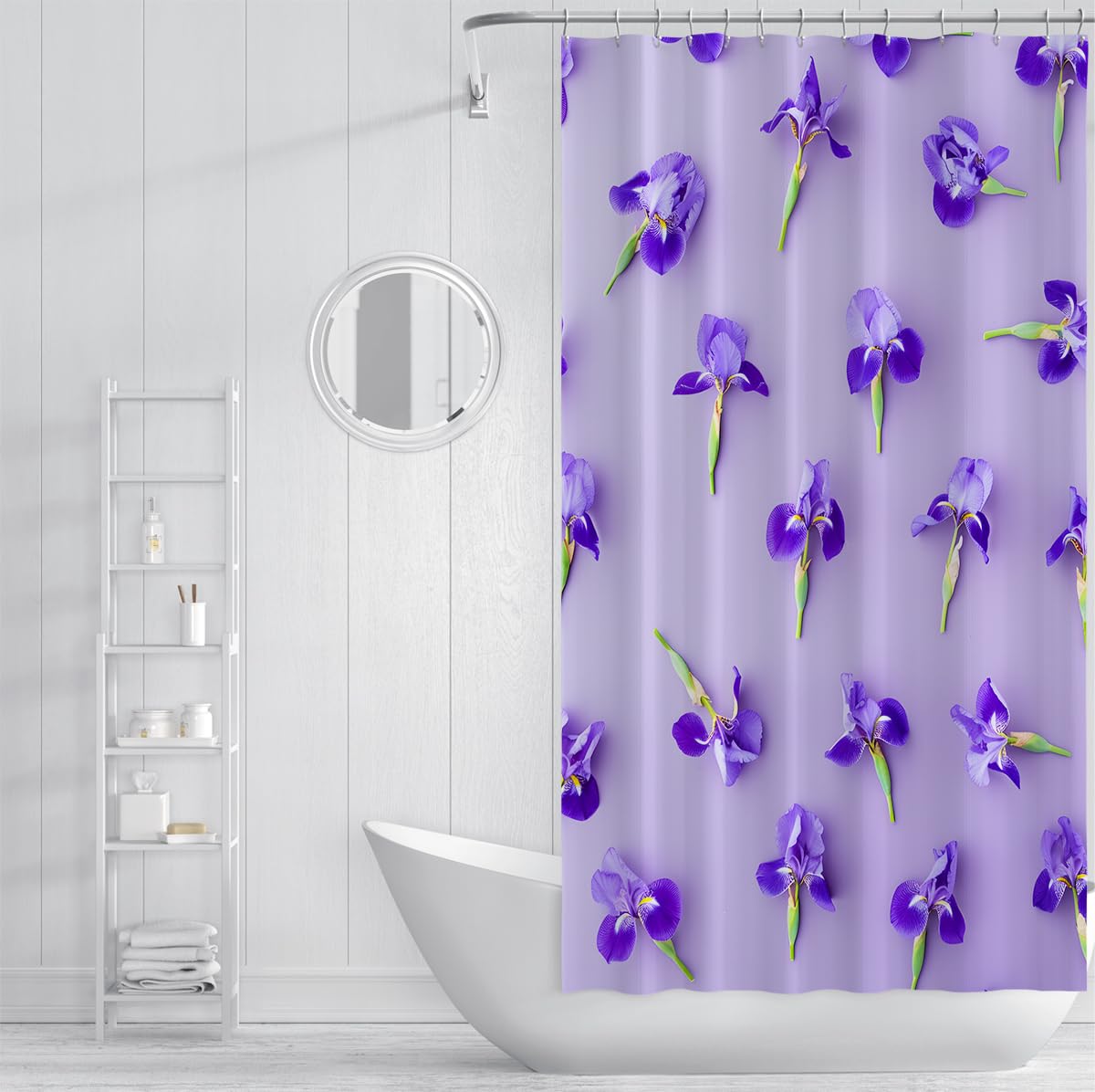 Tende doccia cane e ragazza design bagno giocoso