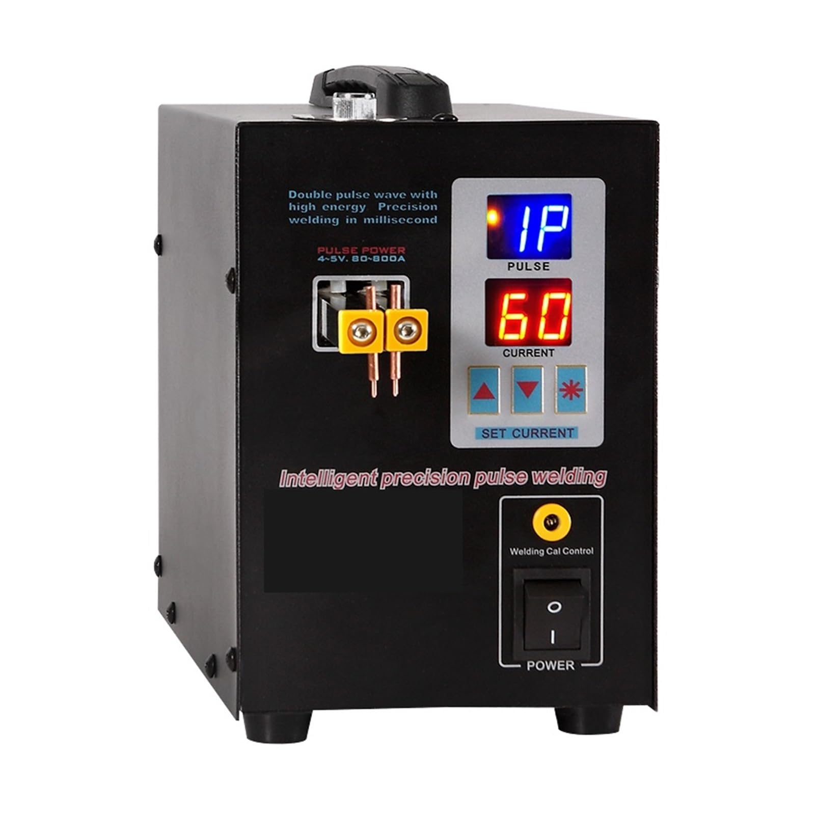 Zgrzewarka punktowa 737G 1,5 kW Intelintna zgrzewarka precyzyjna z podwójnym impulsem, 18650 Mini zgrzewarka punktowa do spawania akumulatorowego remontowy