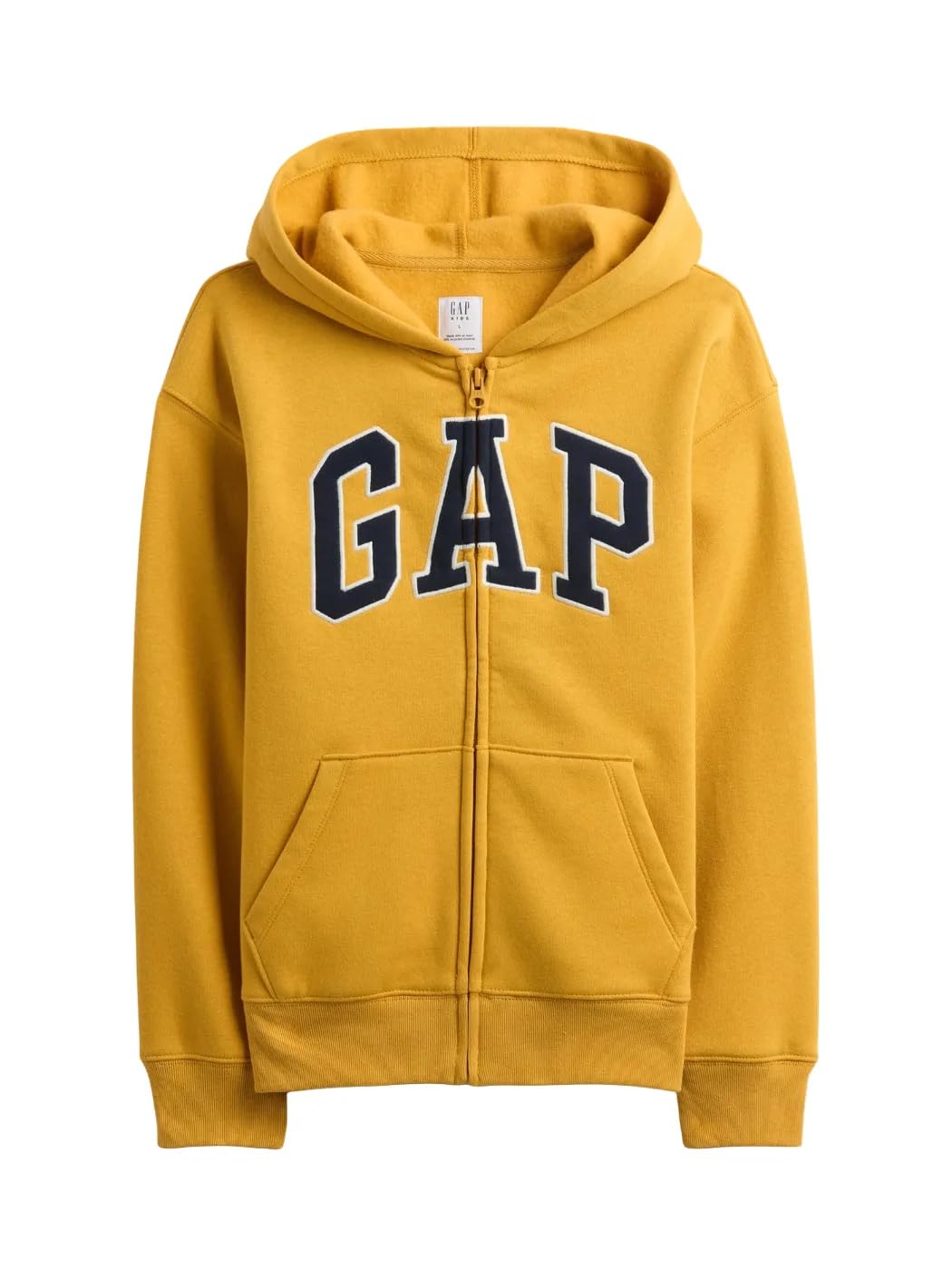GAP Boys' Logo Hoodie Hooded Full Zip Sweatshirt