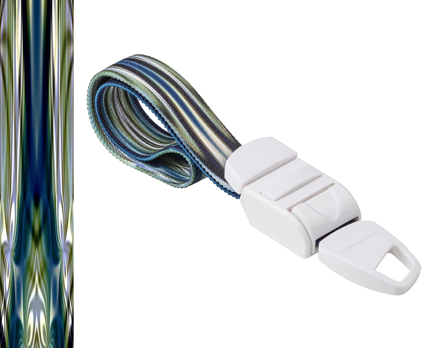 Rolseley Torniquete médico con patrón ABSTRACT MULTICOLOR V4 con hebilla de plástico ABS sin látex, banda elástica perfecta para médicos, enfermeras, estudiantes y paramédicos