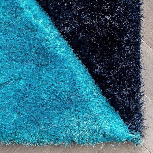 Image of F R Creation Hand Woven Shaggy Carpet Plus Rug for Living Room, Bedroom and Polyester Anti Slip Fluffy Fur Rug Shaggy Carpet & Modern Runner, Lobby Carpet (Size 2X5 Feet) Red