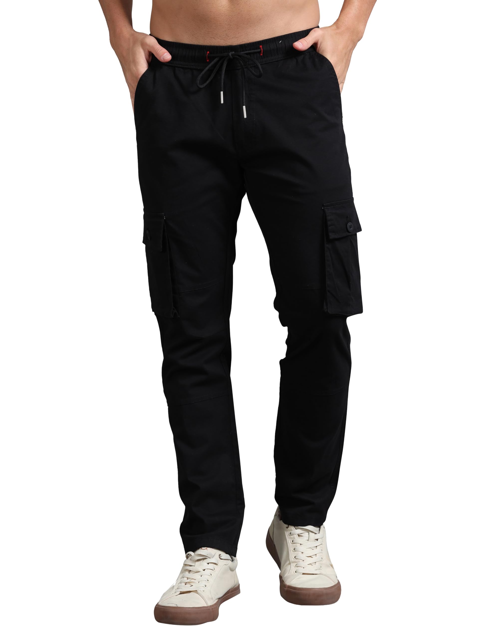 miraan Men's Regular Fit Mid Rise Cargo Pant-picture-30