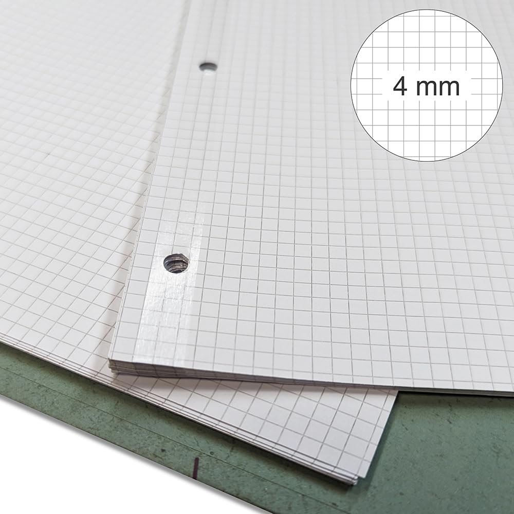 Fogli BANDUP A4 Con Banda Rinforzata - Rigatura 1R, 90g/mq, Confezione Da 40