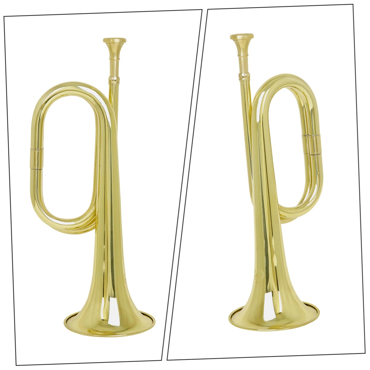 Hemobllo Clairon En Cuivre Tonalité c Pour Débutant – Trompette De Fanfare Militaire Dorée, Instrument à Corne Léger Et Portable, Adapté Orchestre Et Fanfares Militaires