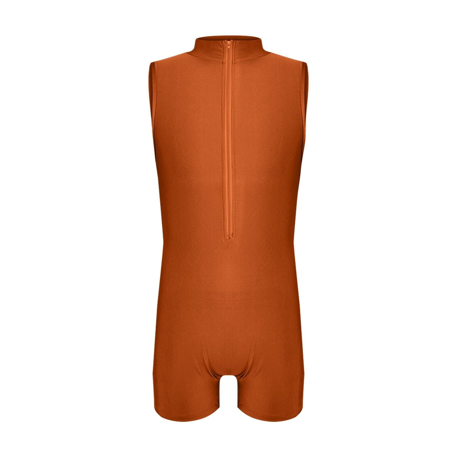 Hombre Cuello Alto Cremallera Deporte Fitness Mono Mono Mono Gimnasio Body Traje de Baño Gimnasia Maillot Natación Traje de Baño Hombres Traje de Baño Camiseta Interior Sin Mangas Mono