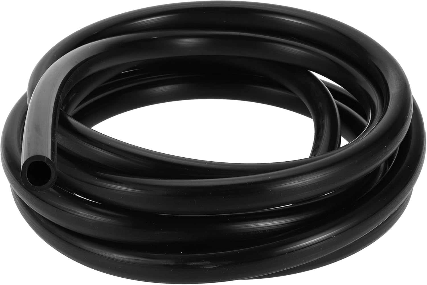 Silicone Vacuum Tubing Hose Automotive Vacuum Line High Temperature 16.4FT 5/8" 16mm ID 3.5mm Thickness 1 Pc Black