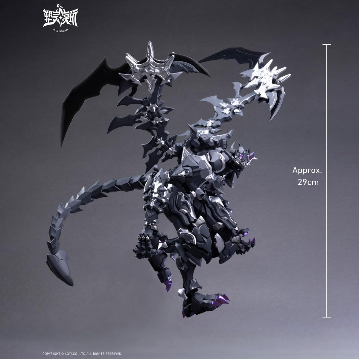 HIPLAY Souling Toys Grzech Ciemnego Księżyca Black Moon Lilithia & Sin Statue Gord Zestaw Modelarski do Składania Skala 1/12