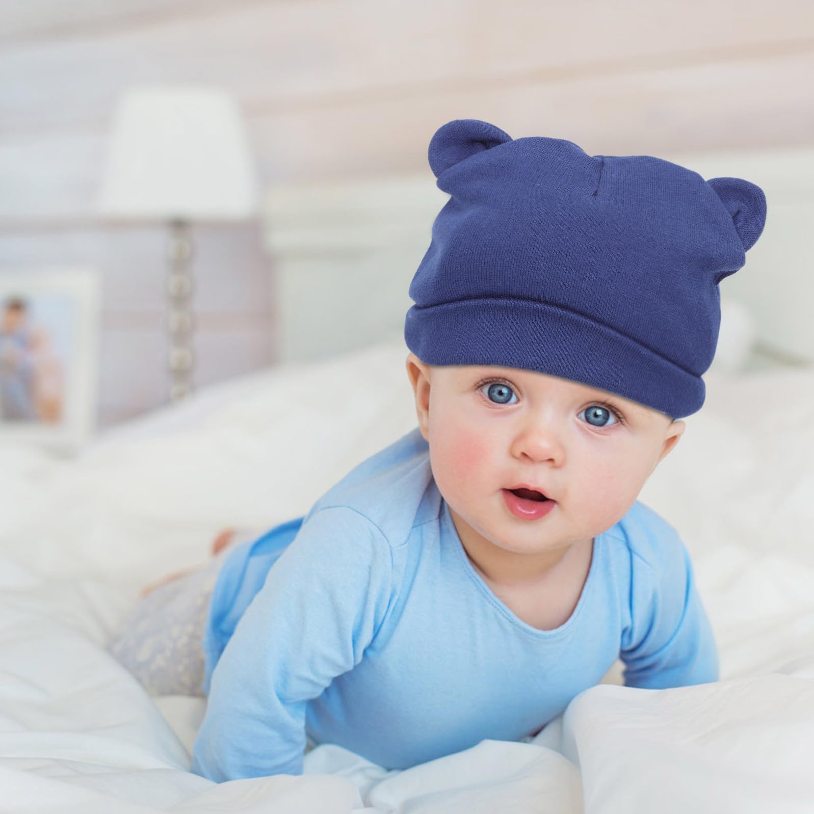 BESPORTBLE Casquettes Nouveau-né pour Bébés Filles Casquettes pour Bébés Chapeaux pour Enfants Garçons Bonnets De pour Bébé Chapeaux Nouveau-né Fille Coton