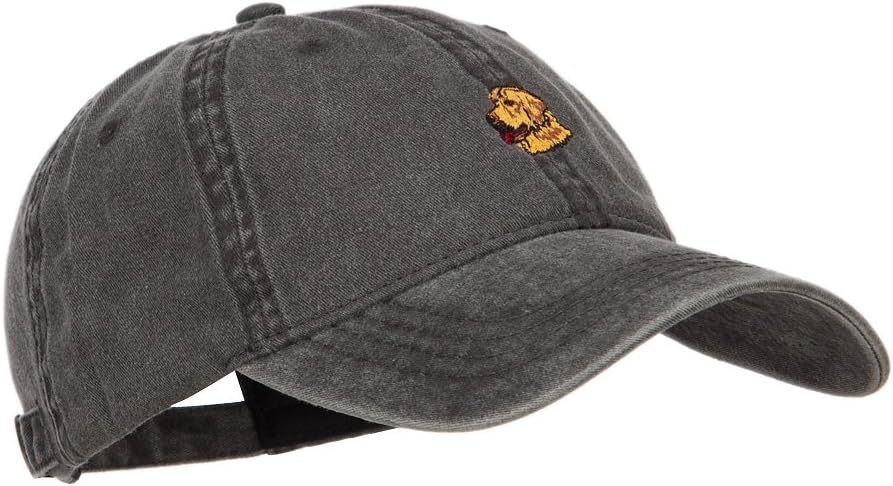 Golden Retriever Embroidered Washed Cap - Image 5