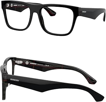 Amazon.com: BURBERRY BE2411 Phantos Shape Acetate Eyeglasses with ...