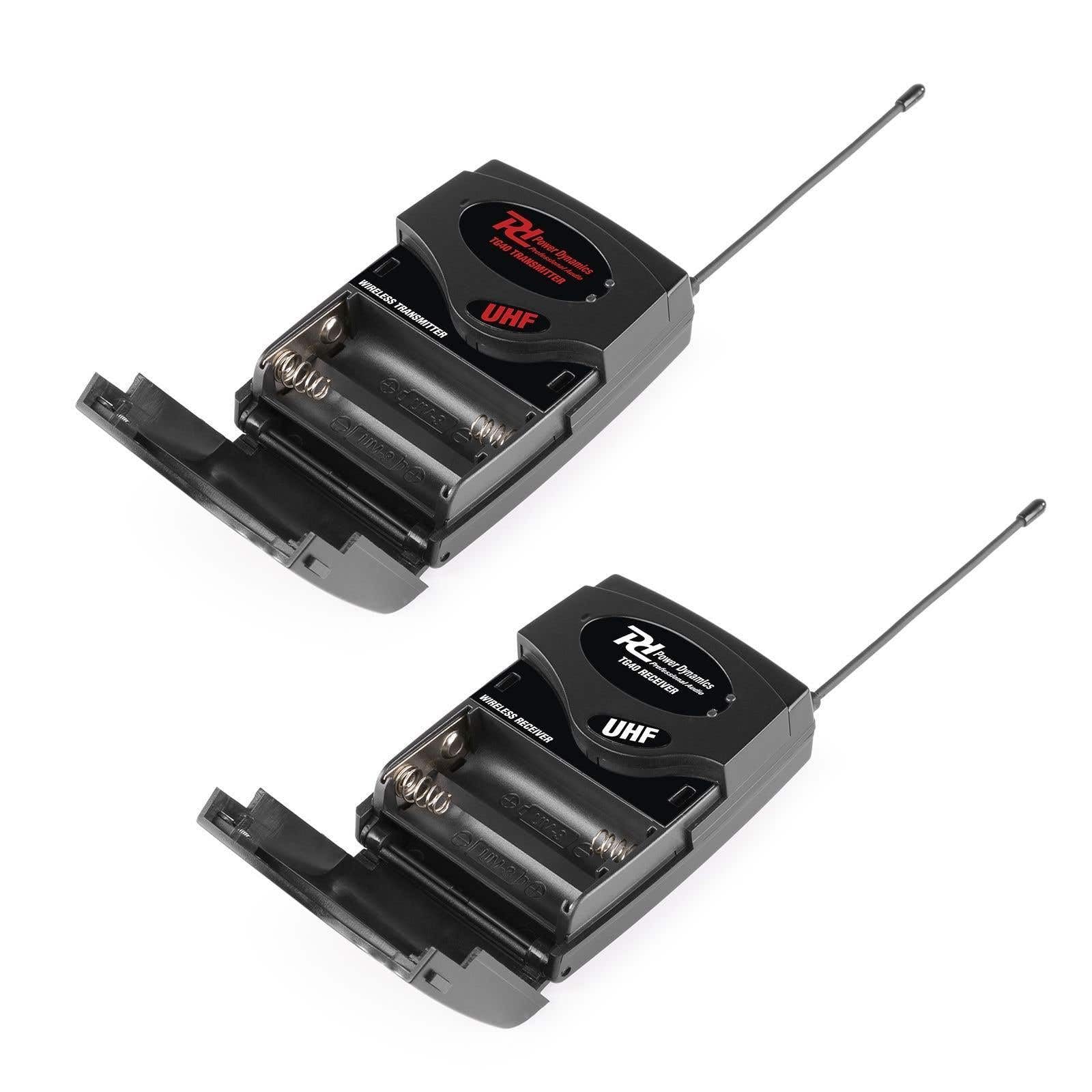 Sistema di tour - Power Dynamics TG40 - Guida turistica con trasmettitore e ricevitore - UHF