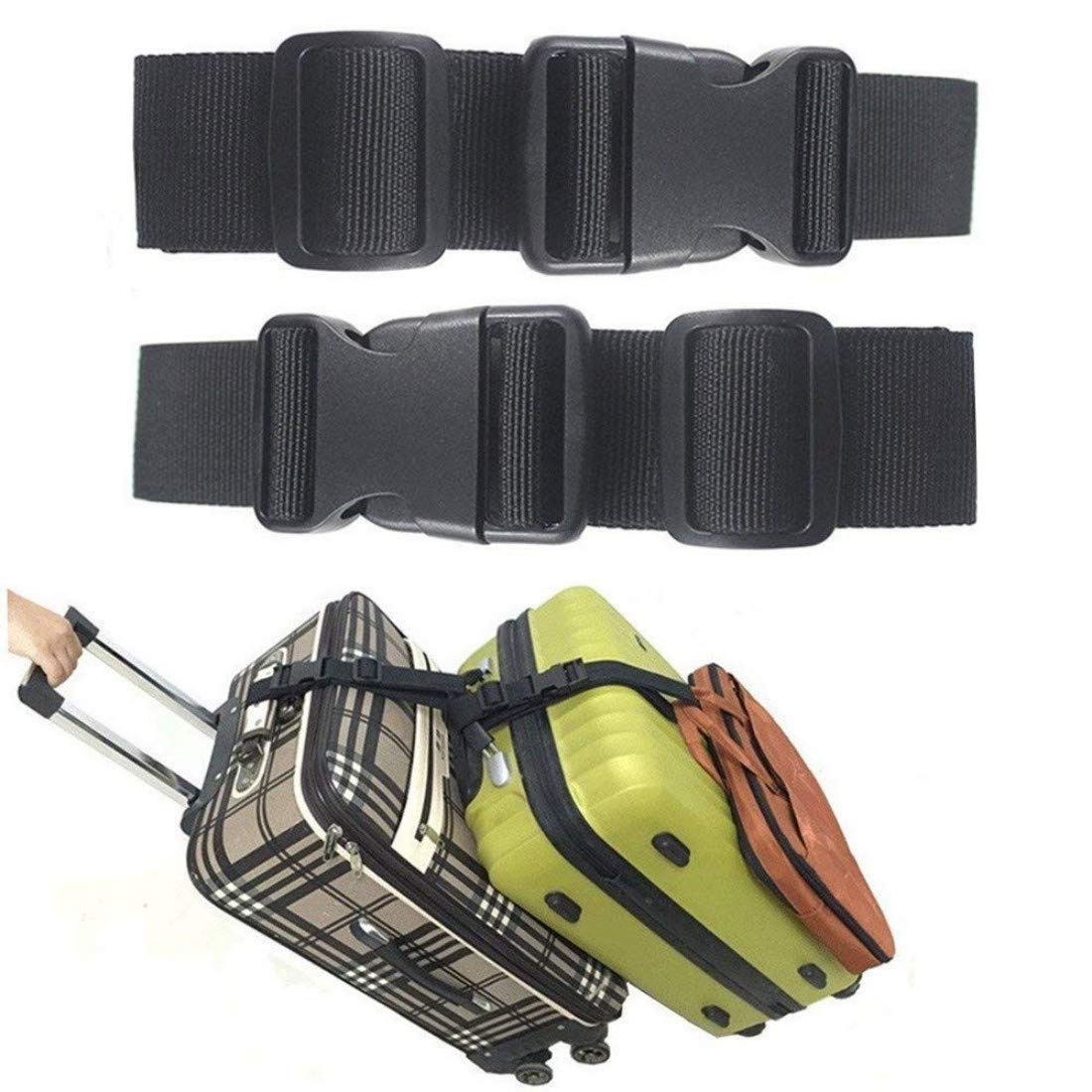 DIY Crafts Pack of 3 Pcs, Medium Size, Add a Bag Luggage Strap,Adjustable Suitcase Belt Hook Straps Accessories for Travel and Tri(Pack of 3 Pcs, Medium Size)-image-38