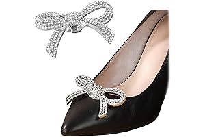 Fantastic 1 Pair Rhinestone Shoe Clips Perfect for Women's Dress Shoes