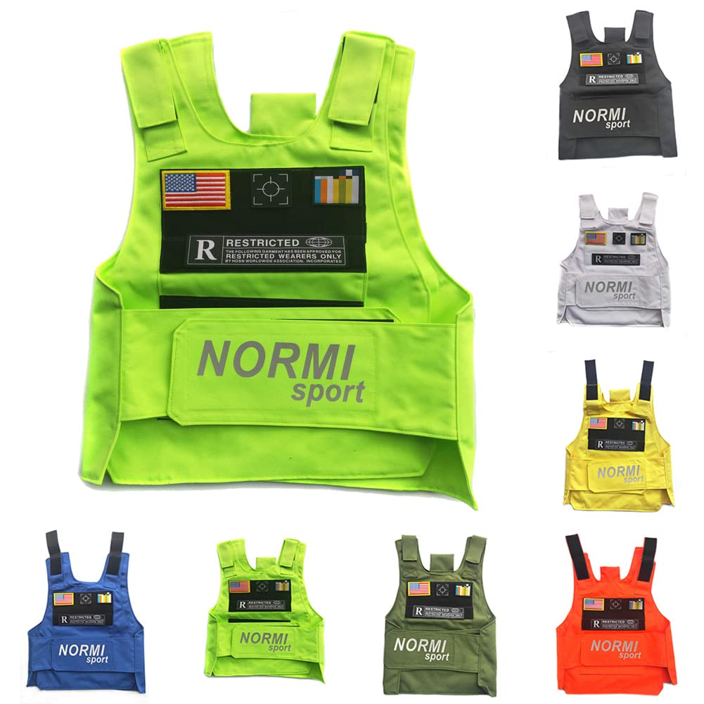Normi Sport Green Color 1000D Oxford Fashion Vest - Adults Unisex Normi Sport Green Color 1000D Oxford Fashion Vest - Adults Unisex