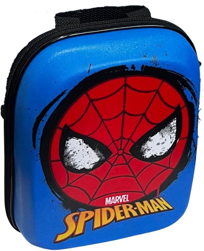 Mochila Escolar Pequena Homem Aranha Azul Maxtoy em oferta na Shopee