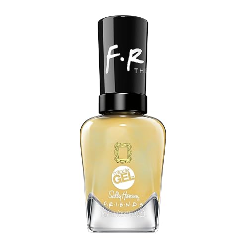 Sally Hansen Miracle Gel Friends Collection, esmalte de uñas, Yellow Taxi, 0.5 onzas líquidas