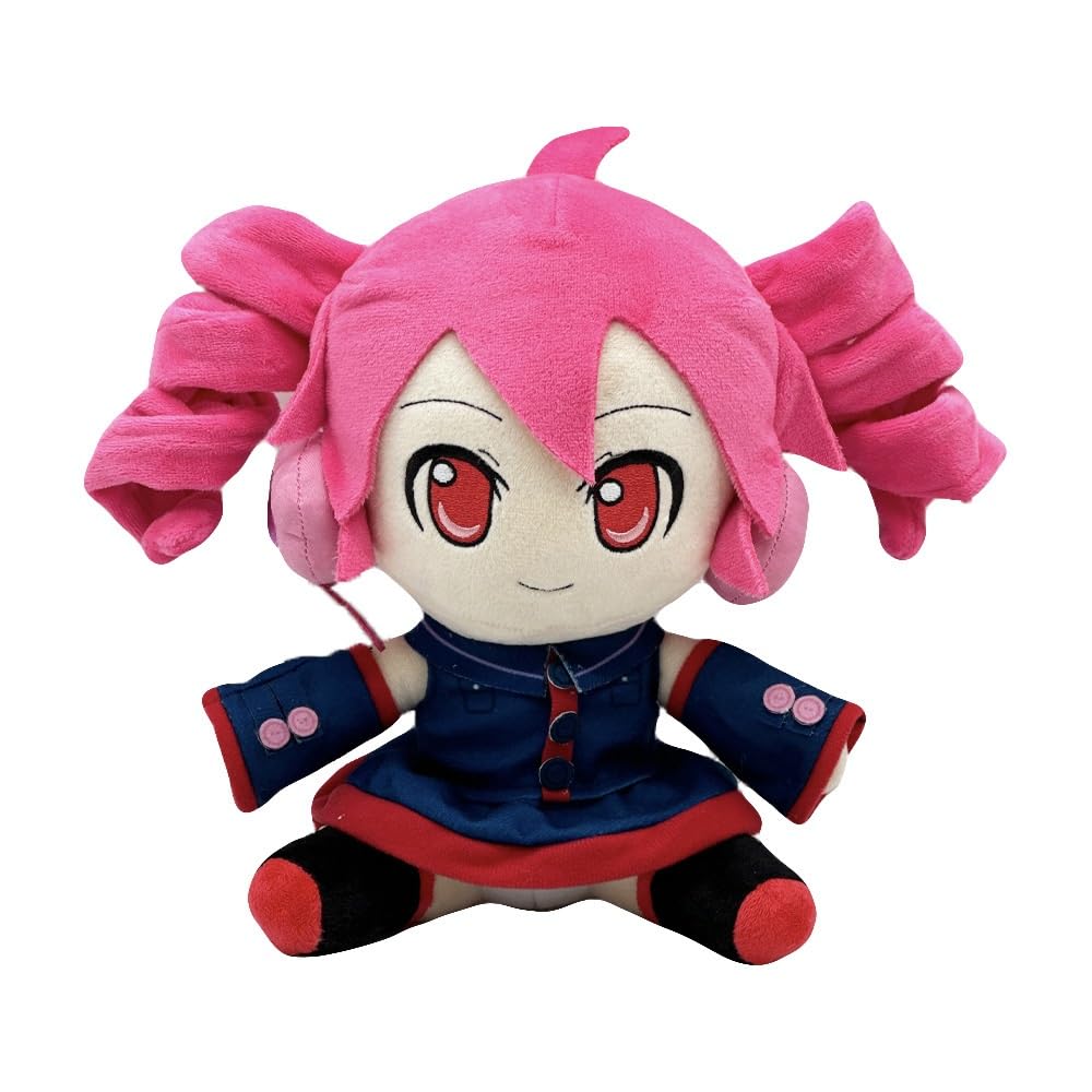 Kasane Teto Plush, Soft Stuffed Anime Huggable Pillow Doll, Adorable Anime Cuddly Plushie Toy for Collectors Adults, Girls