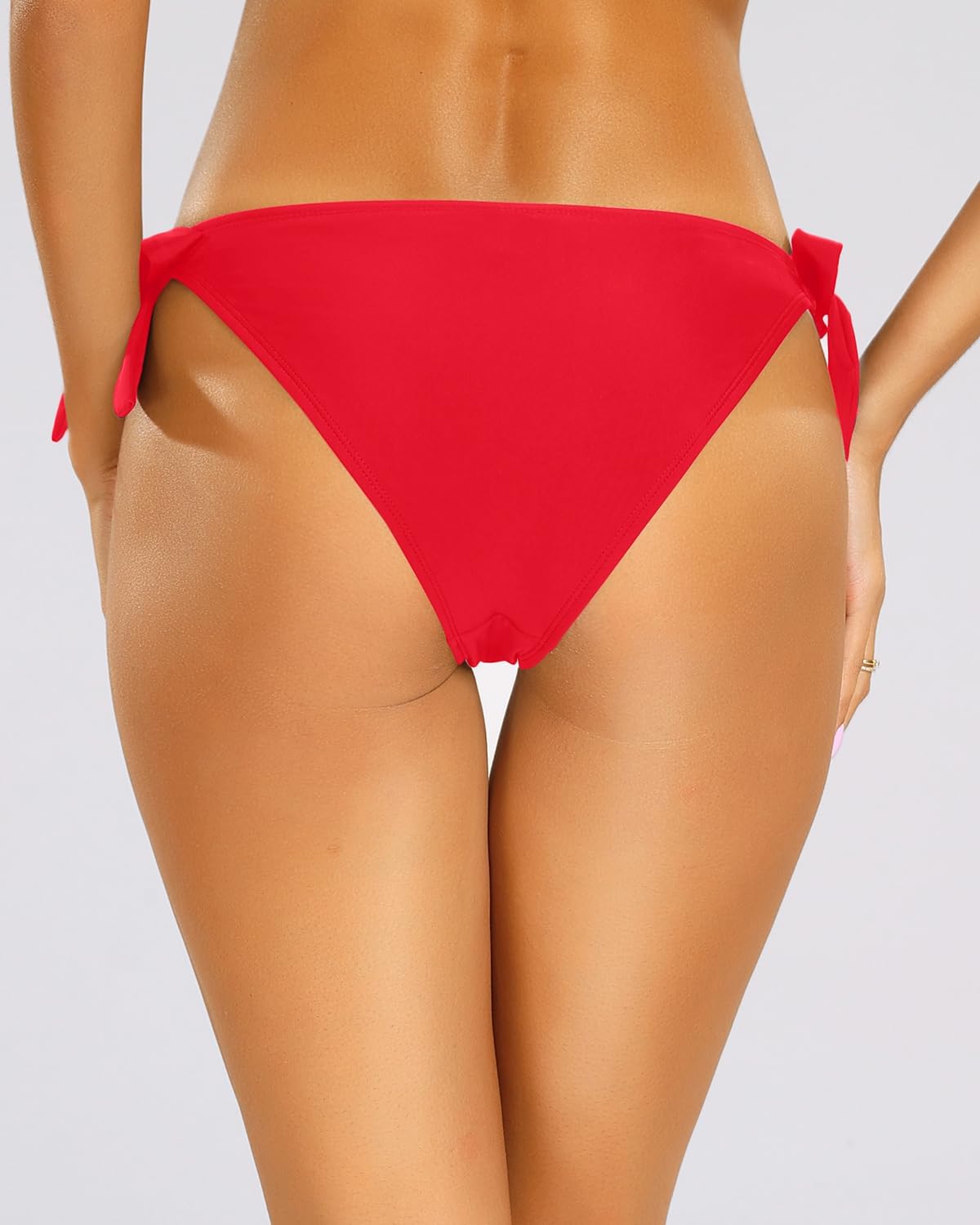 Holipick Low Rise Bikini Bottoms - String Bathing Suit Bottoms for Women Side Tie Swim Bottoms Swimsuit - Image 2