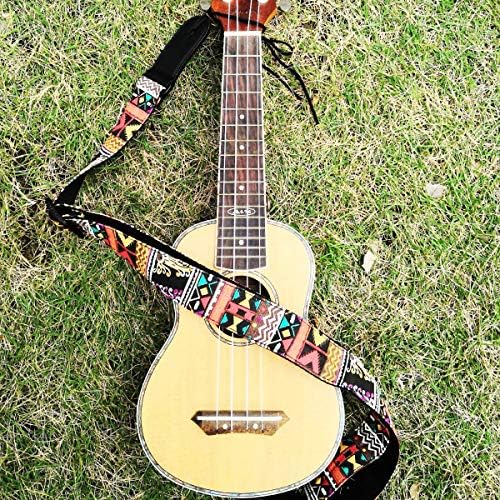 WiNGO Ukulele Strap Adjustable for Soprano,Concert and Tenor Uke with Strap lock (1 pc)