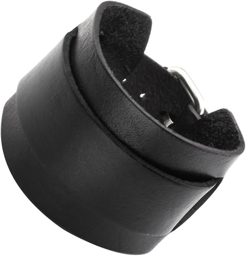 Zysta Pulsera de cuero genuino con grabado Punk Rock n Roll unisex para mujer personalizada correa ancha para hombre correa ajustable de 72 a 9