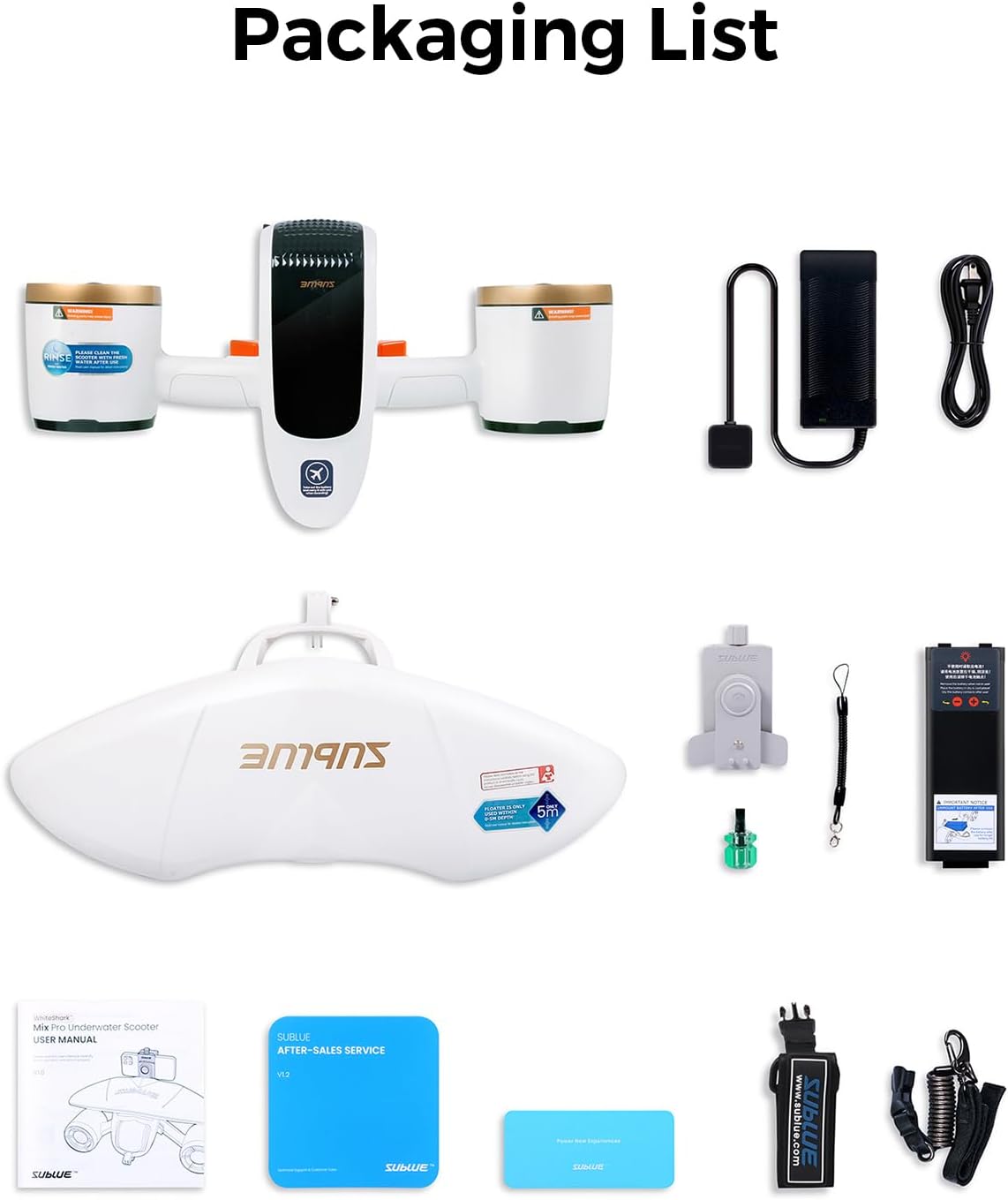 Mix the Double Engine Scooter with 2 -speed double engine, 60 minutes of Runtime, 131 feet depth with camera assembly and low battery alarm for swimming pool, diving, snorkeling - water scooter for adults and children 10 61y gS c8+L. AC SL1500