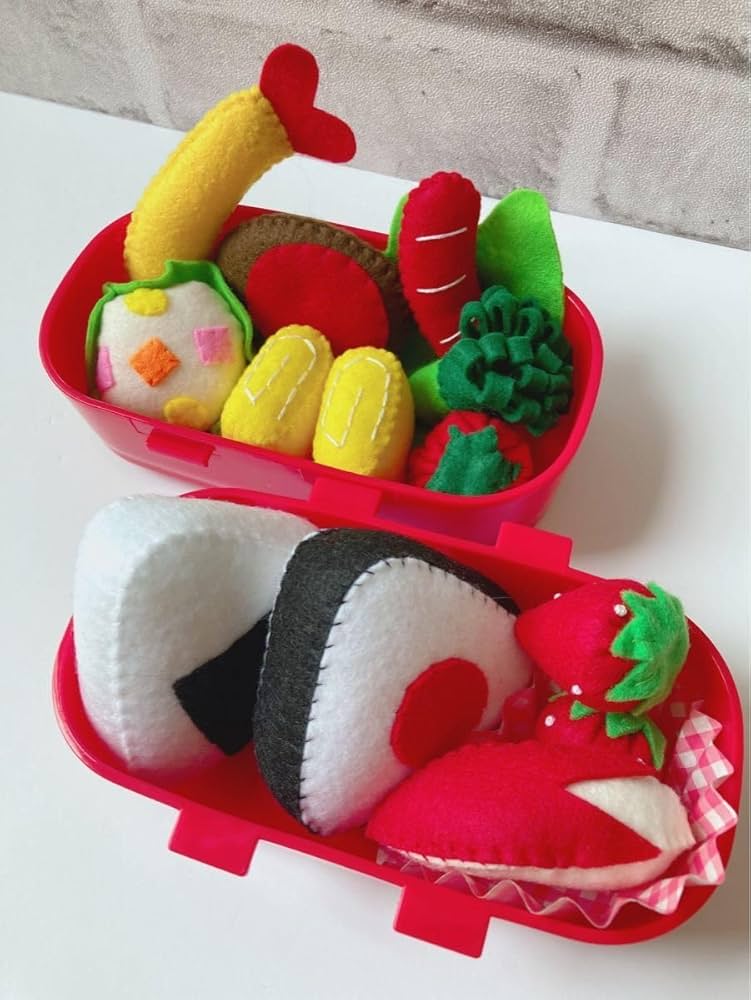 ニャンコ様☆専用 フエルトおままごと Amazon.co.jp: フェルト ままごと お弁当 : おもちゃ