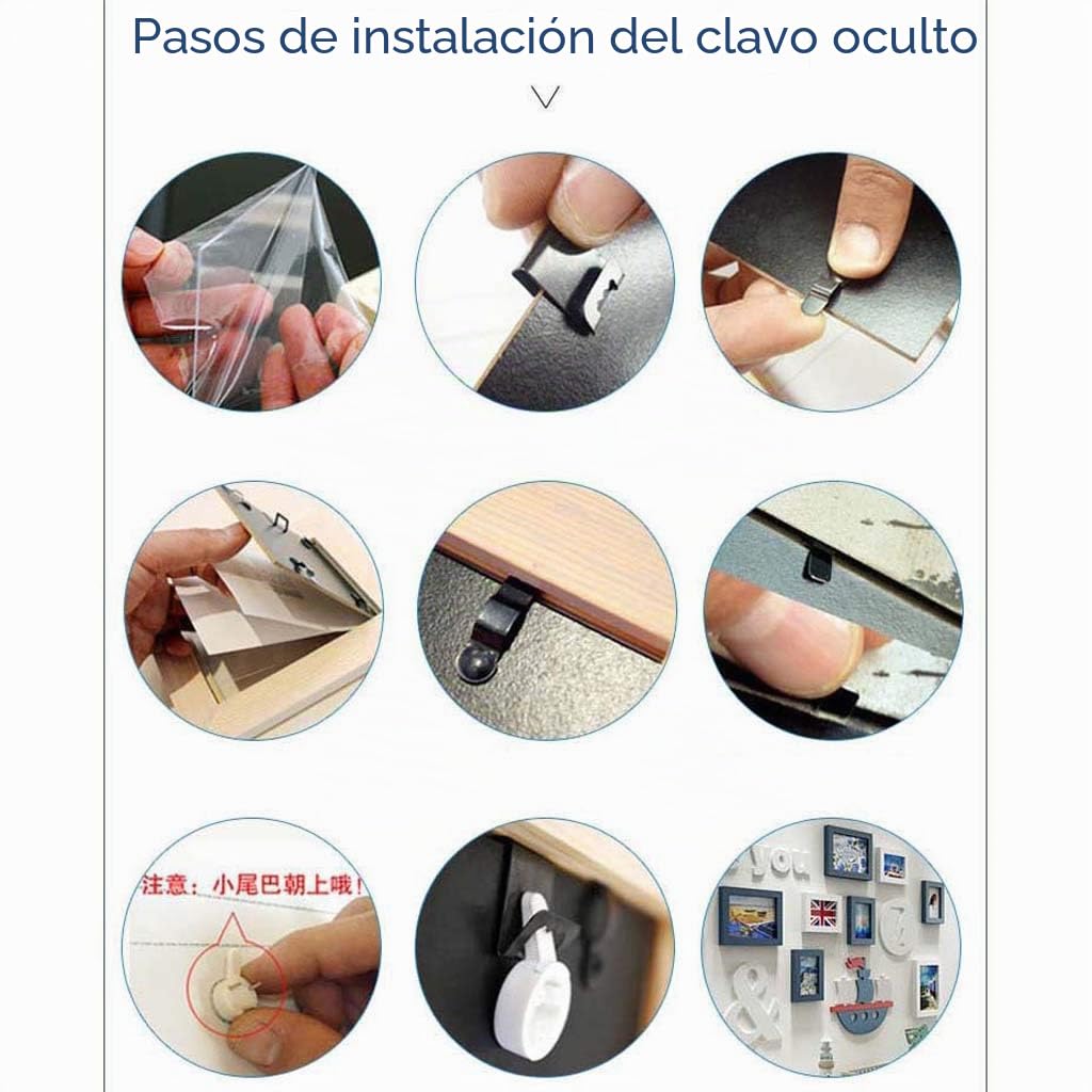 13 PCS Juego de Marcos Creativo de Madera Maciza para Pared de Fotos/DIY Combinación de Fotos