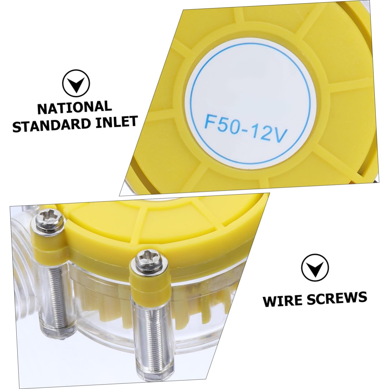 Generatore Idroelettrico Turbina Micro 12v Pvc Giallo