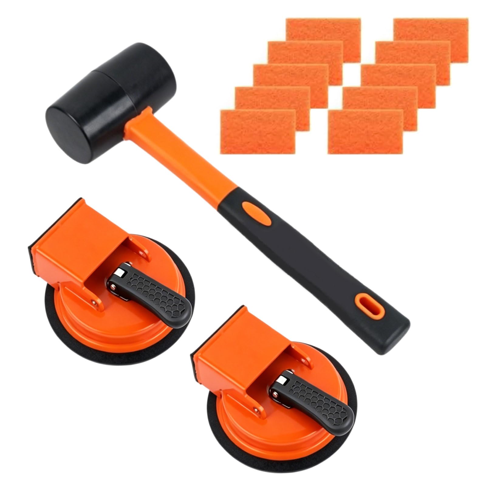 Msioytog Double Suction Cup S Professional Flooring Suction Cup Handle Suction Grippers For Accurate Alignment And Secure Lifting Of Heavy Panel Home Renovations Helper Equipment