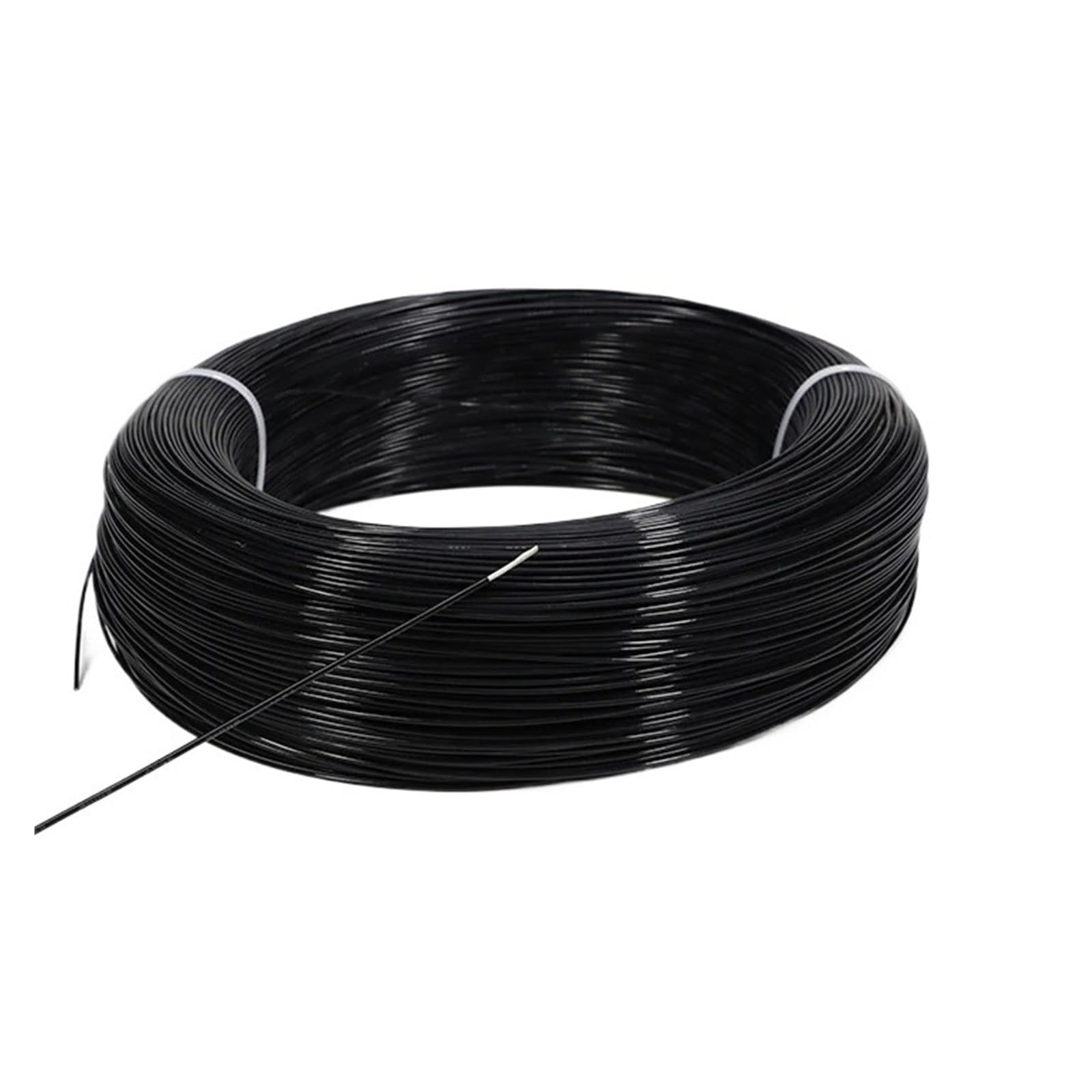 Cable de PTFE UL1332 de 1~100m, Cable de electrones de alta temperatura aislado de plástico FEP AWG30/28/26/24/22/20/18/16/14/12/10 for impresora 3D(Black,20 METERS_16AWG)