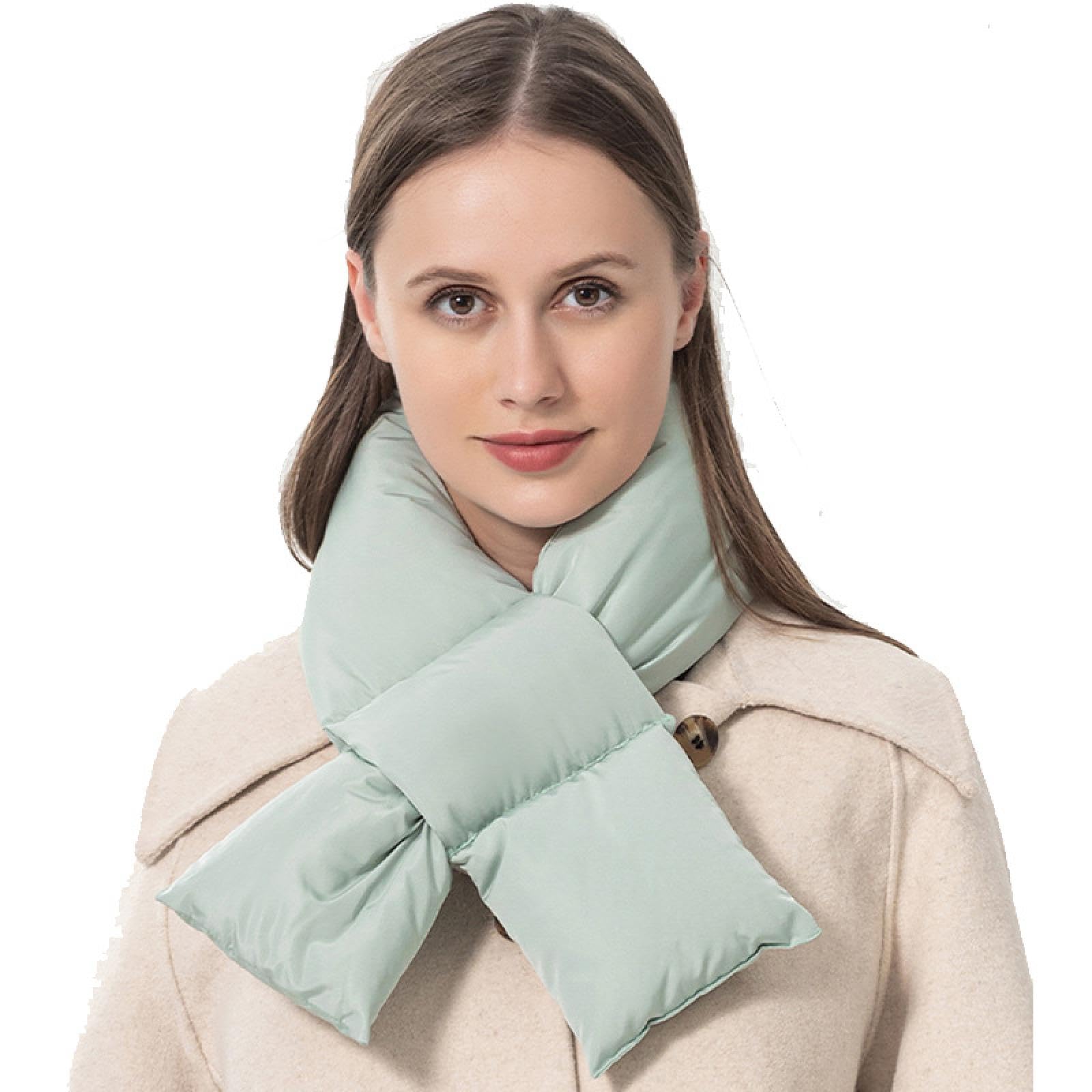 Sciarpa Donna Scialle Uomo Sciarpa Solida Impermeabile alla Moda Semplice E Spessa per L'Autunno E l'inverno, Collo Caldo da Donna