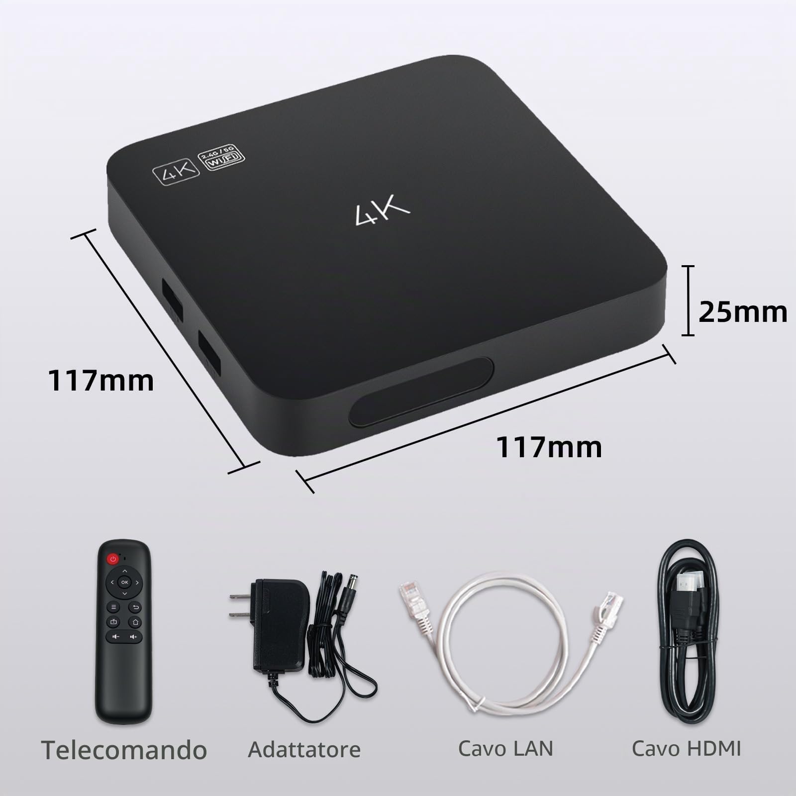 Digital Signage Media Player Box Free Cloud CMS System Trasforma il tuo TV in display pubblicitario... (YM05/1+8G)