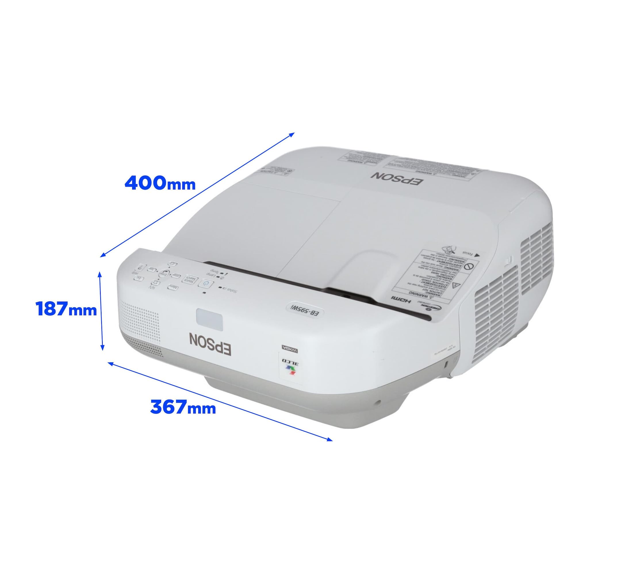 Epson Vidéo Projecteur EB-695WI 356 W Normal Noir