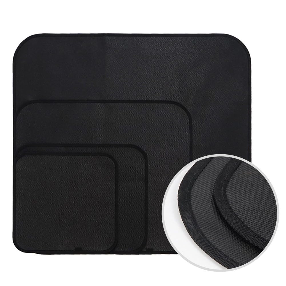 Sile Fibers Tapis ignifuge résistant à la chaleur pour camping, barbecue, utilisation en extérieur Reu pliable et antidérapant Idéal pour une cuisine sûre