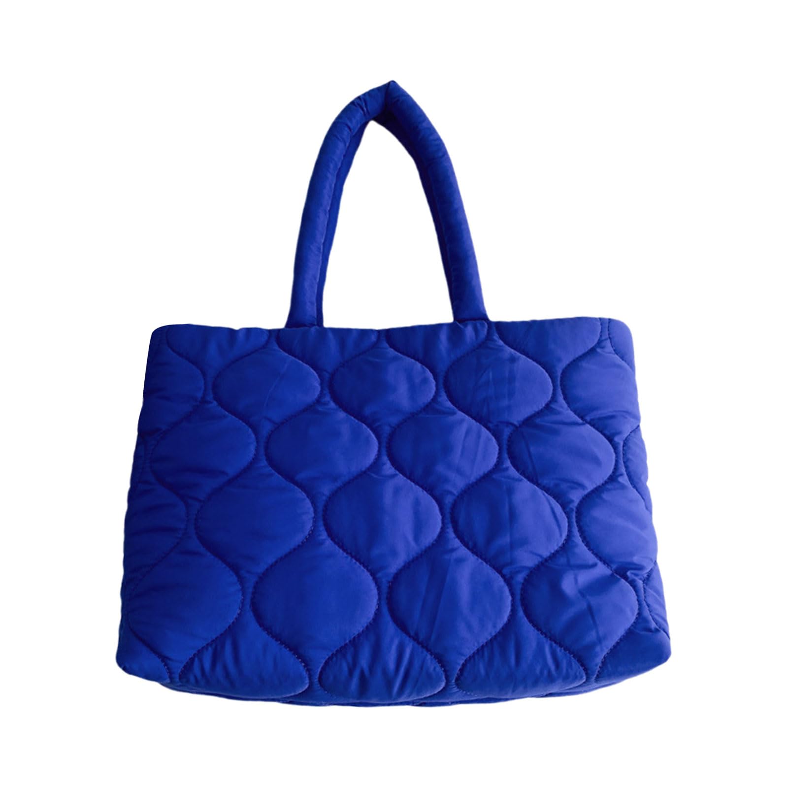 XUZHID Woman Handbag?Women Bag Large Capacity Armpit Bag Quilted Shoulder Bag Padded Handbag All-Matching Shopping Bag Simple Top Handle Bag