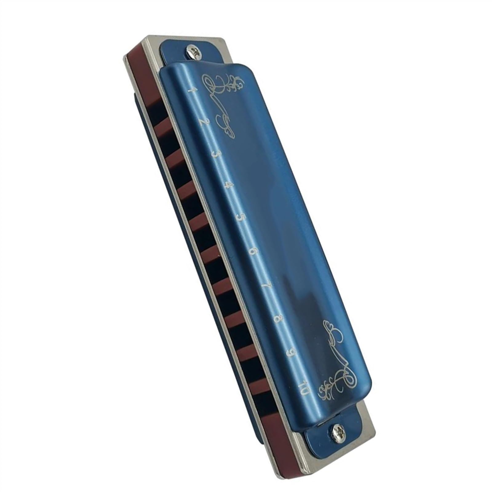 Diatonische Blues-Mundharmonika mit 10 Löchern in C-Dur mit Standard-Intonation und Ansprache Mundharmonika-Set