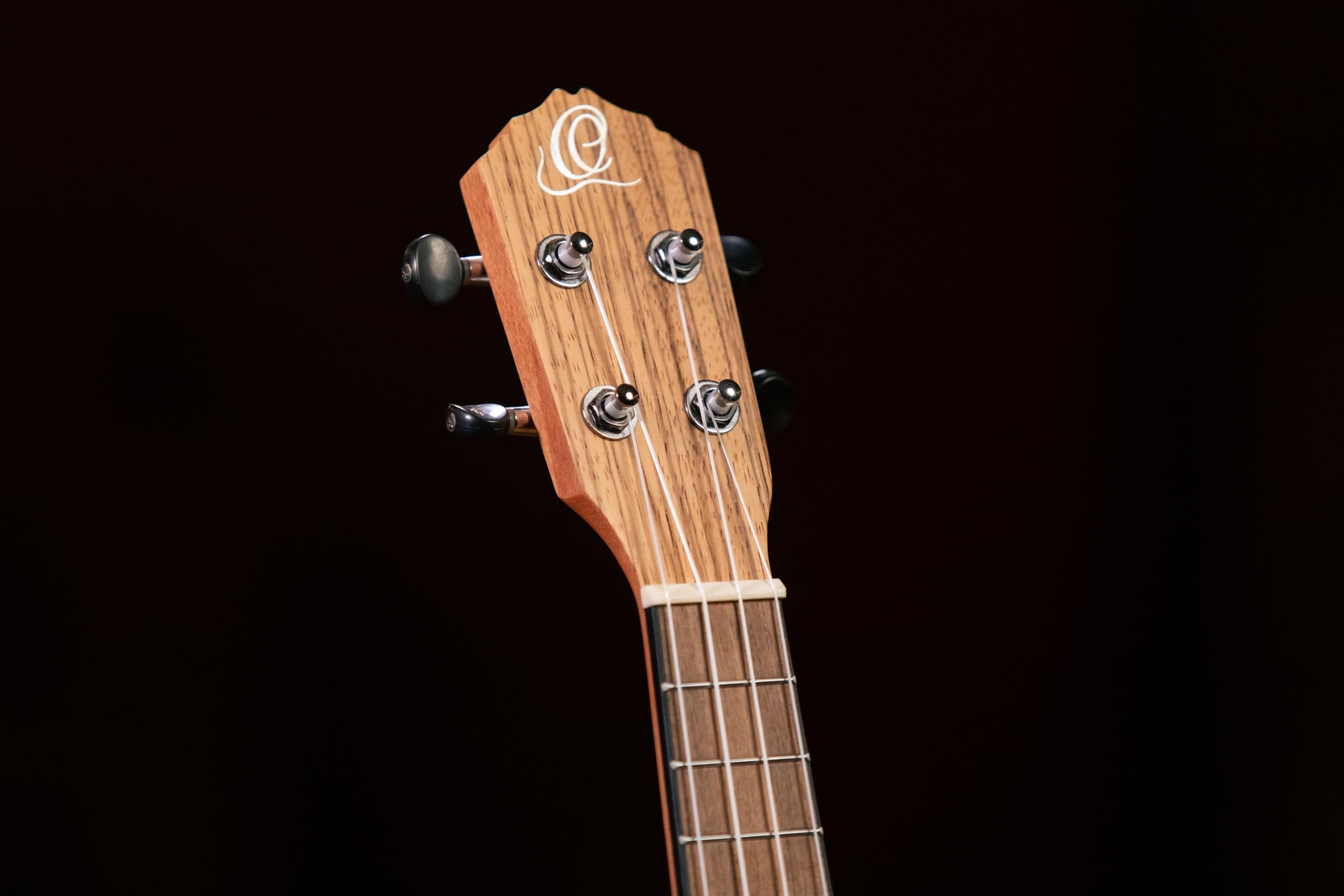 Ortega Guitars Ukulele Soprano Elettro-Acustico – Timber Series – Gig Bag Inclusa – Zebrawood, Natural (RFU10ZE)