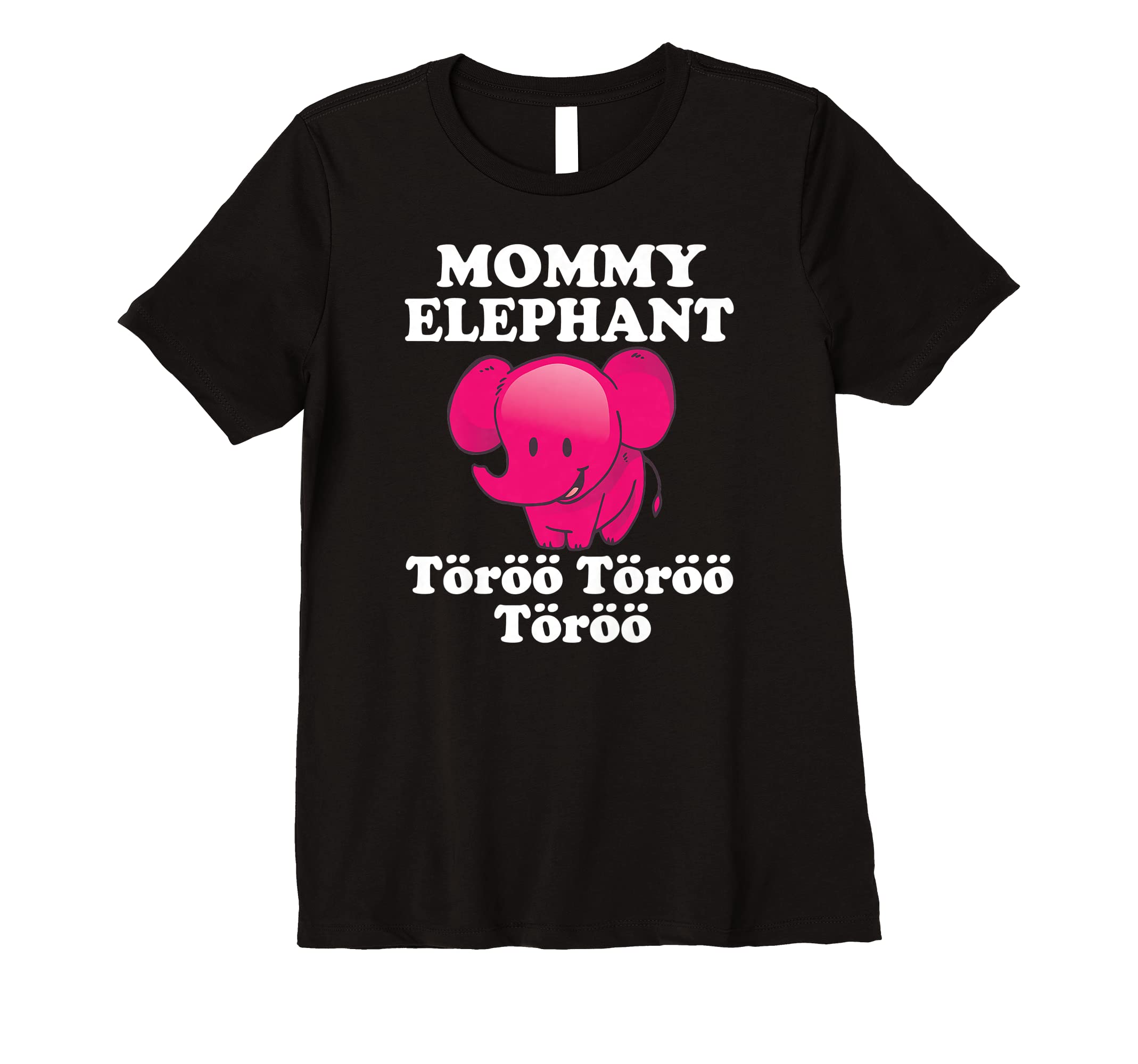 Womens Mommy Elephant Mom Töröö Cute circus Elephants Afrika Safari Premium T-Shirt