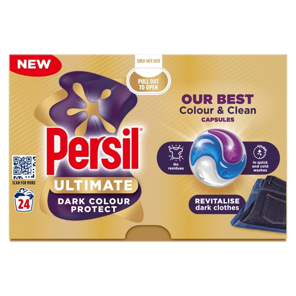 Persil Ultimate Dark Colour Protect Laundry Washing Capsules 24 Washes