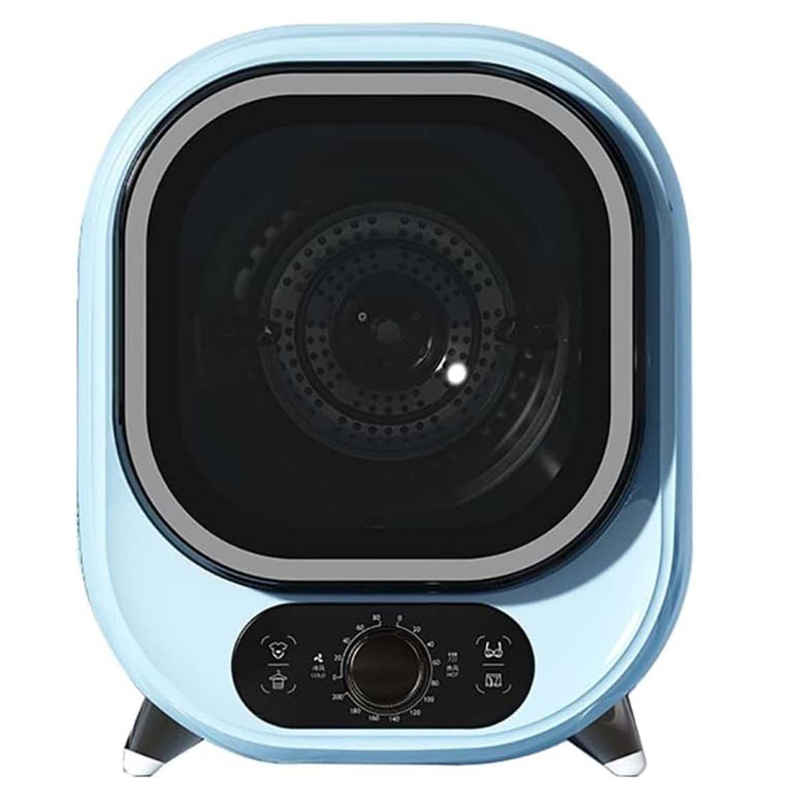 Kleiner Tumble Dryer, Tragbarer Kondensator Tumble Dryer, 5kg belüfteter Tumble Dryer, Kompakt, Mini Spindrockner, 0,8 kg Ladekapazität