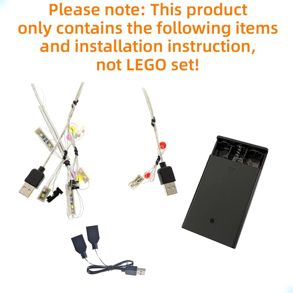 GEAMENT LED Light Kit Compatible with Lego BTS Dynamite - for Ideas 21339 Model Set (Model Set Not Included)