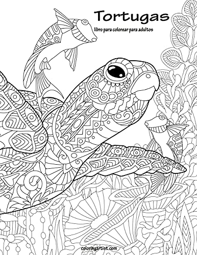 Tortugas libro para colorear para adultos 1 (Spanish Edition)