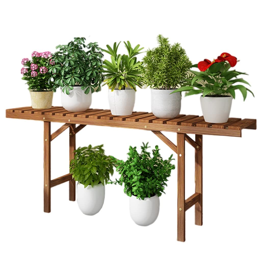 Costway Étagère à Fleurs,Support à Plantes,Porte Pot De Fleurs En Bois Avec 6 Etagères | Home Depot Canada