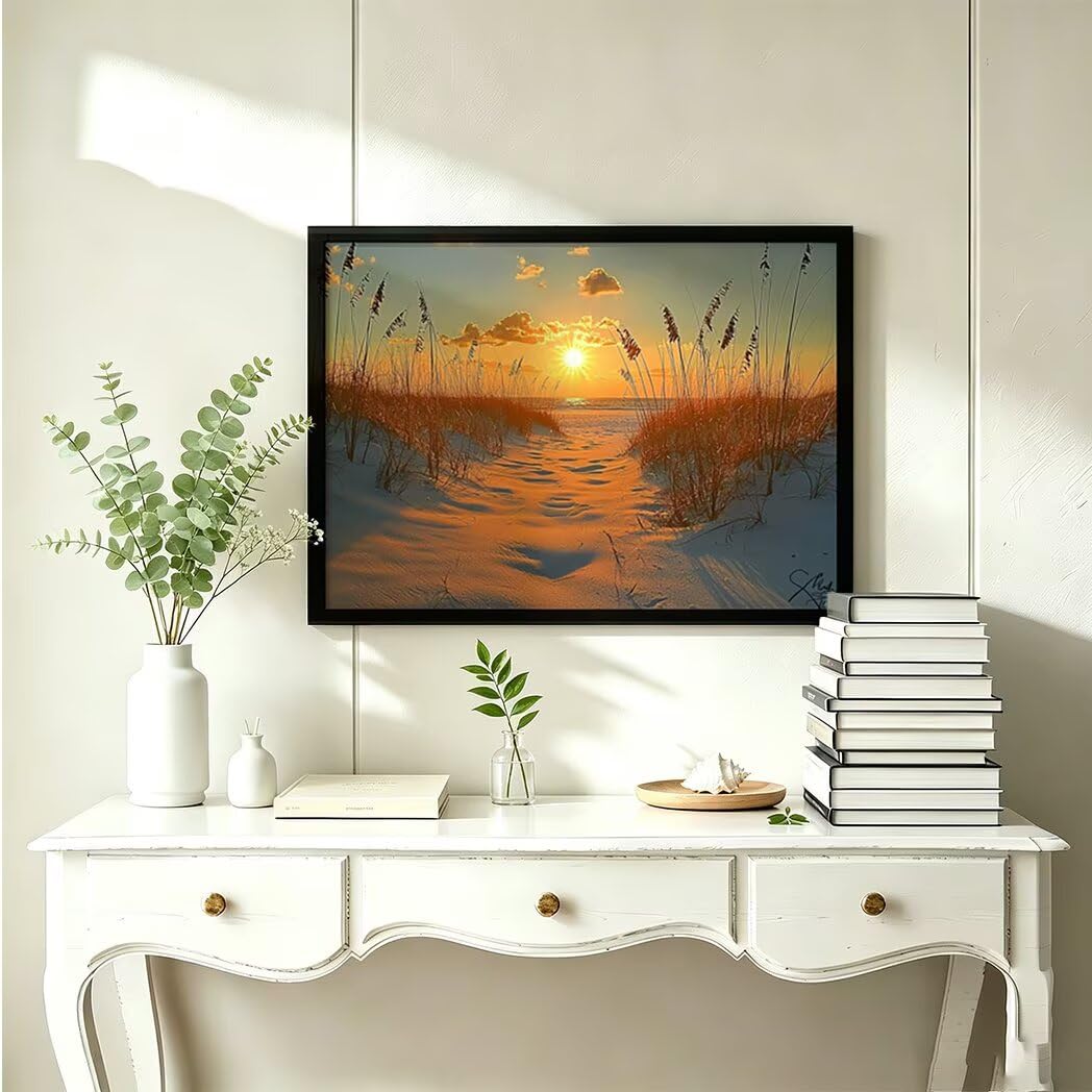 Kwadratowy obraz diamentowy słońce 60x80cm-36330